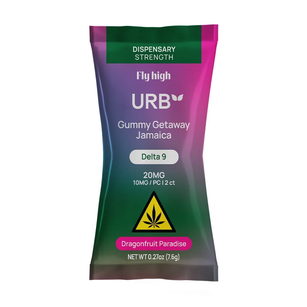 URB Delta 9 Gummies Sampler – URB Gummy Getaway Jamaica Sampler – 20mg Delta 9 Gummies (2-Pack)