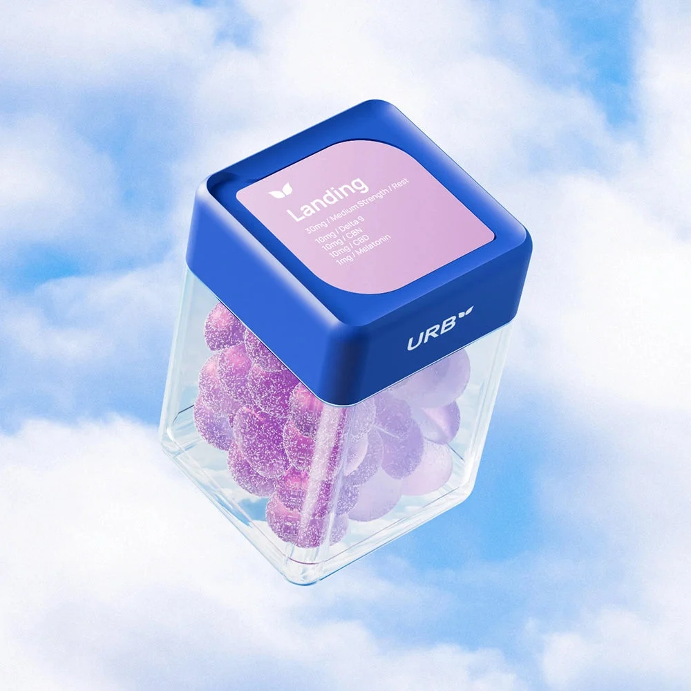 URB Landing Skybites – URB Landing Skybites – Nighttime D9 + CBD + CBN Gummies with Melatonin
