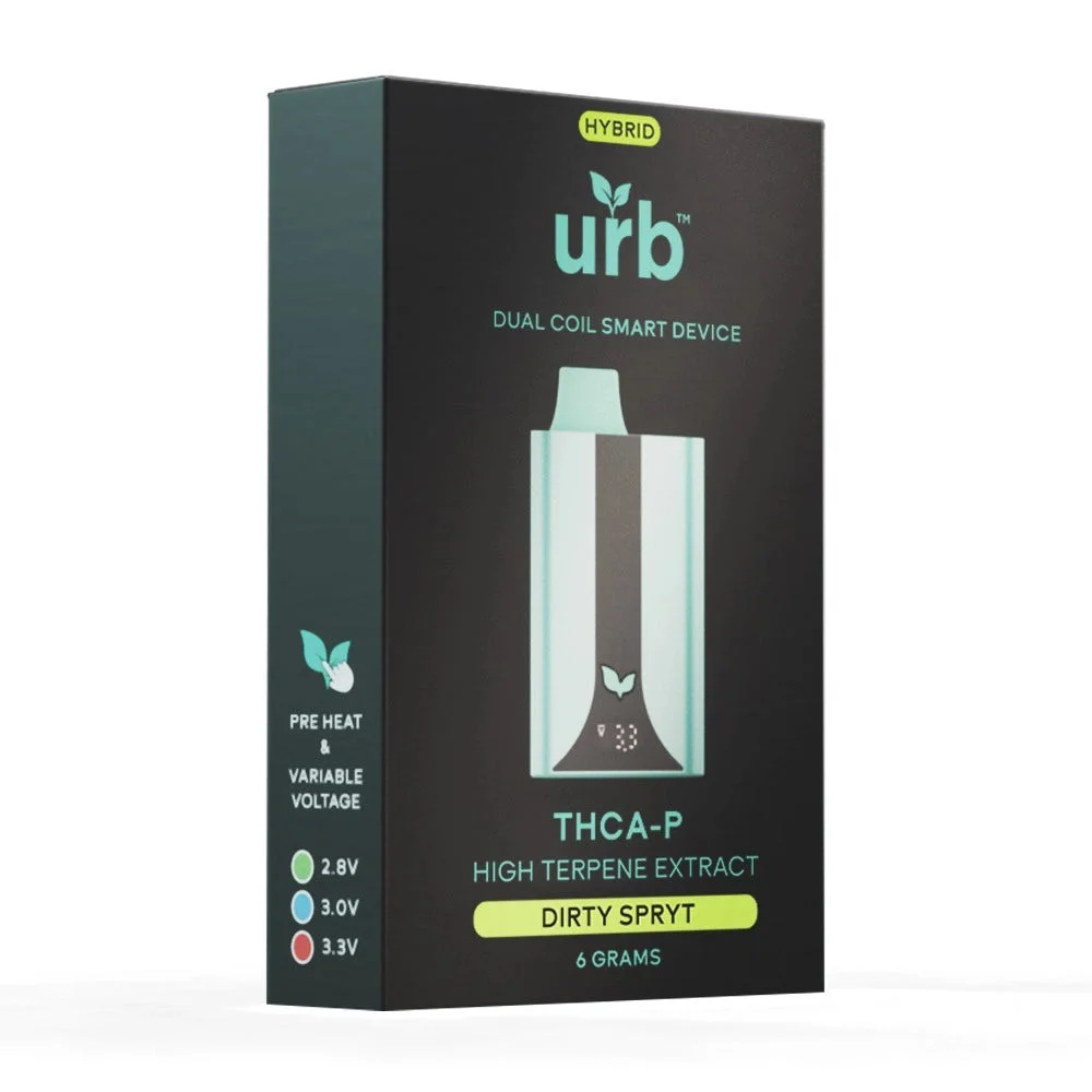 URB Smart Device Disposable (6ML) – Dual Coil THCP Vape URB Smart Device 6ML Disposable – URB Smart Device Disposable (6ML) – Dual Coil THCP Vape